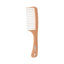 Refect Beauty Migo's Metal Cleaver Hair Comb with a tan handle and smooth metal teeth for detangling and styling.