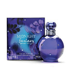 Refect Beauty Britney Spears Midnight Fantasy 100ml eau de parfum bottle with matching dark blue floral box