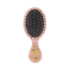 Refect Beauty Wet Brush mini detangling hairbrush in pink with gold geo hearts pattern and flexible black bristles