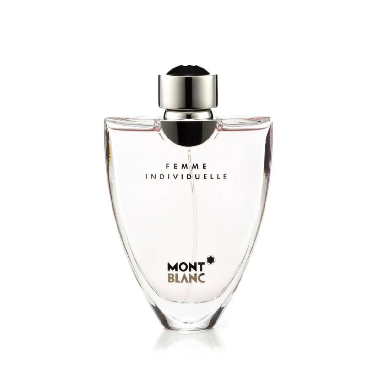 Refect Beauty Mont Blanc Femme Individuelle Eau de Parfum in a sleek glass bottle with a silver cap