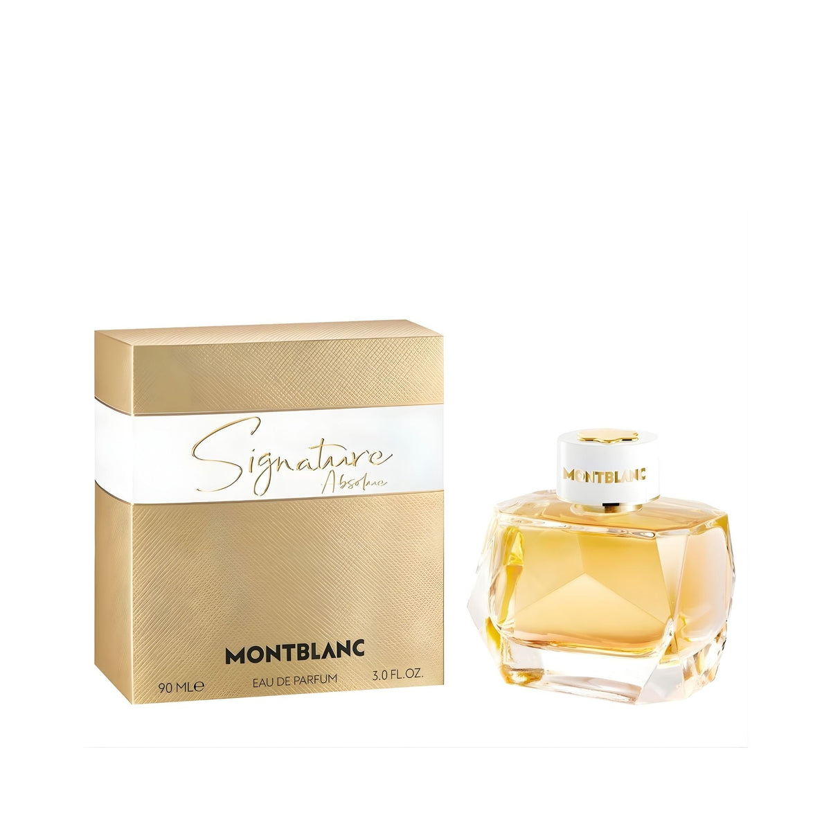 Refect Beauty Mont Blanc Signature Absolue Eau de Parfum bottle and gold box packaging
