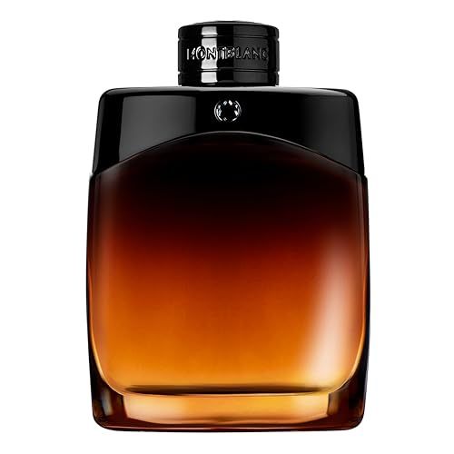 Refect Beauty Montblanc Legend Night Eau de Parfum in a sleek amber and black glass bottle for men