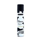 Refect Beauty MORFOSE Milk Therapy dry shampoo spray bottle with a black and white cow print design