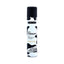 Refect Beauty MORFOSE Milk Therapy dry shampoo spray bottle with a black and white cow print design