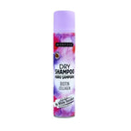 Refect Beauty MORFOSE dry shampoo spray with biotin and collagen in a vibrant purple and pink patterned aerosol can