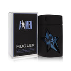 Refect Beauty Mugler A*Men Eau de Toilette refillable spray bottle with its iconic black box packaging