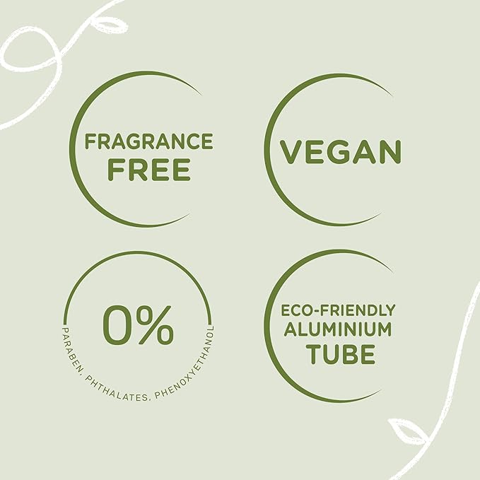 Refect Beauty Mustela Multi-purpose Balm features: fragrance-free, vegan, paraben-free, and eco-friendly tube.