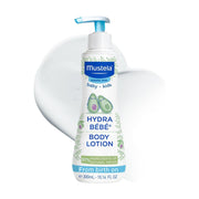 Refect Beauty Mustela Hydra Bebe body lotion with avocado for babies and children in a 300ml pump bottle