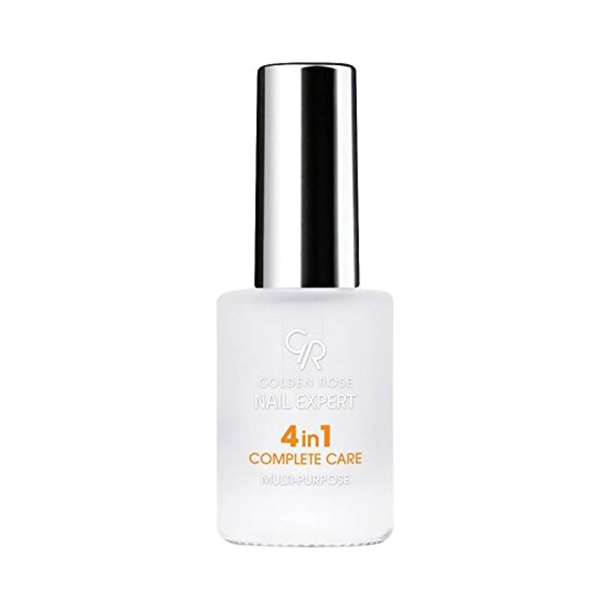 Refect Beauty Nail Expert 4 In 1 Complete Care bottle with a clear glass finish and silver cap for nail treatment