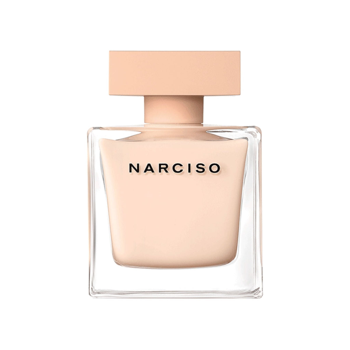 Refect Beauty Narciso Poudree Eau de Parfum in a square glass bottle with a soft beige powdery finish
