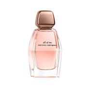 Refect Beauty Narciso Rodriguez All Of Me Eau de Parfum in a faceted glass bottle with a metallic rose gold cap.
