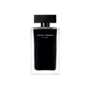 Refect Beauty Narciso Rodriguez For Her Eau de Toilette in a sleek black lacquered bottle with a minimalist design.