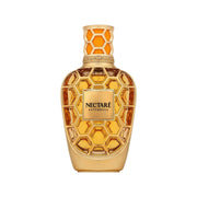 Refect Beauty French Avenue Nectare Extradose extrait de parfum in a gold honeycomb-patterned glass bottle.
