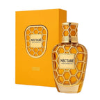 Refect Beauty French Avenue Nectare Extradose extrait de parfum bottle with a gold honeycomb design and yellow box.