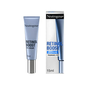 Refect Beauty Neutrogena Retinol Boost eye cream tube and packaging box for anti-aging and dark circle reduction.