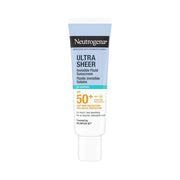 Refect Beauty Neutrogena Ultra Sheer Invisible Fluid SPF 50+ sunscreen tube for oil control and daily face protection.