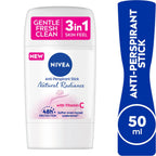 Refect Beauty Nivea Natural Radiance 3-in-1 antiperspirant stick with Vitamin C for 48-hour protection
