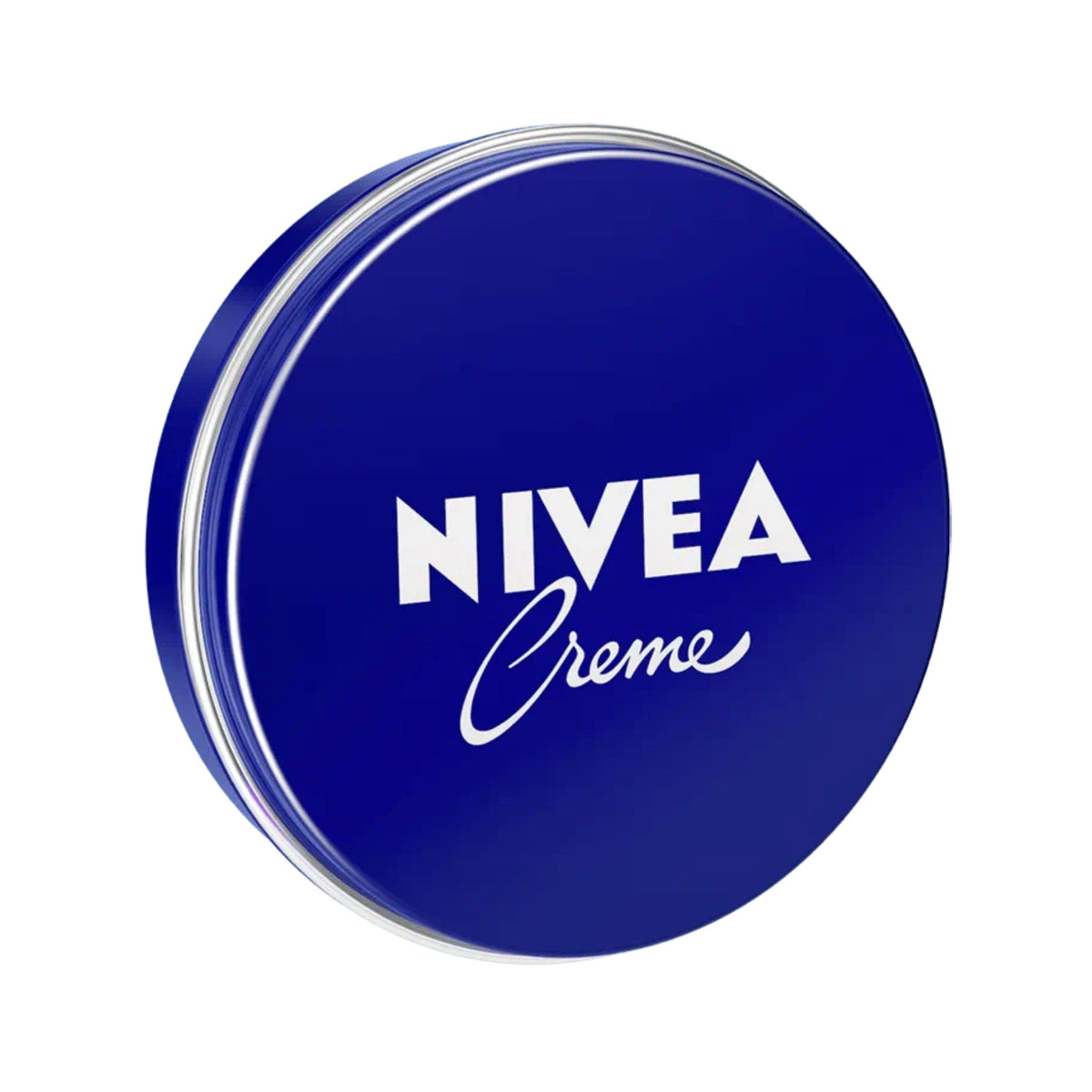 Refect Beauty Nivea Creme in a classic round blue metal tin for intensive face, hand, and body moisturization.