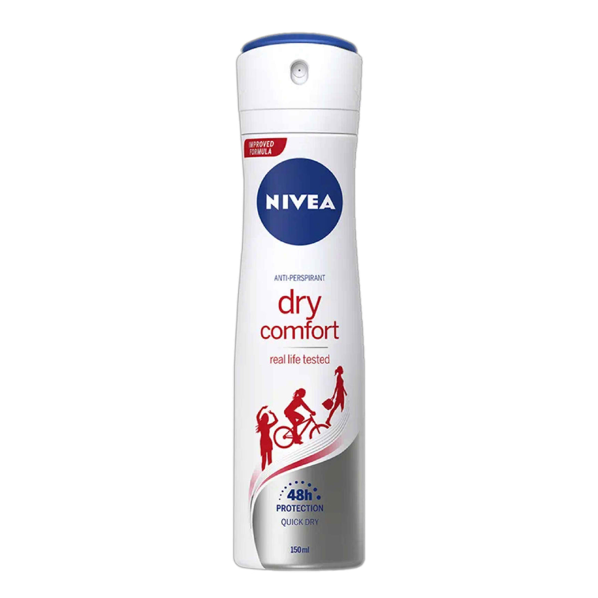 Refect Beauty Nivea Dry Comfort anti-perspirant spray for women offering 48-hour sweat and odor protection