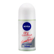 Refect Beauty Nivea Dry Comfort antiperspirant roll-on deodorant for women in a 50ml bottle for long-lasting protection