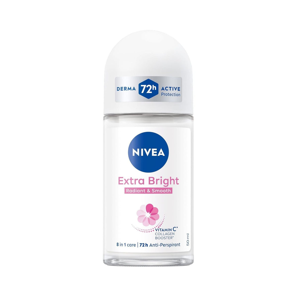 Refect Beauty NIVEA Extra Bright women roll-on antiperspirant deodorant with 72h protection and Vitamin C