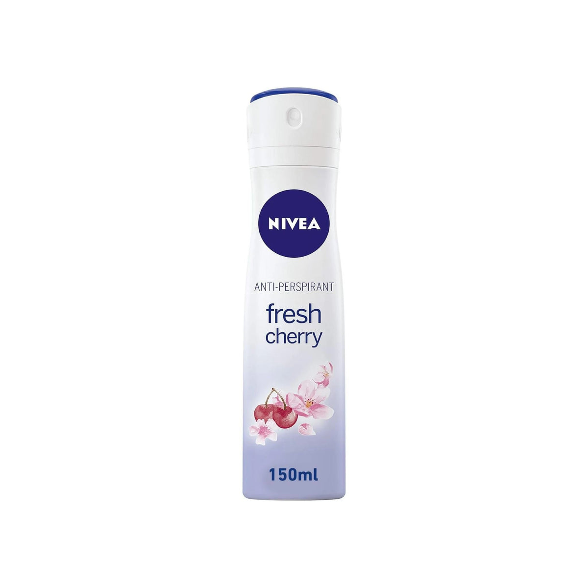 Refect Beauty Nivea Fresh Cherry anti-perspirant deodorant spray bottle with a sweet fruity cherry design