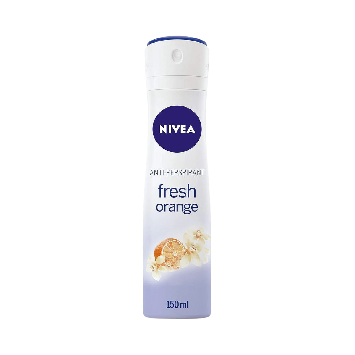 Refect Beauty Nivea Fresh Orange anti-perspirant spray for women with a refreshing citrus scent in a 150ml bottle.