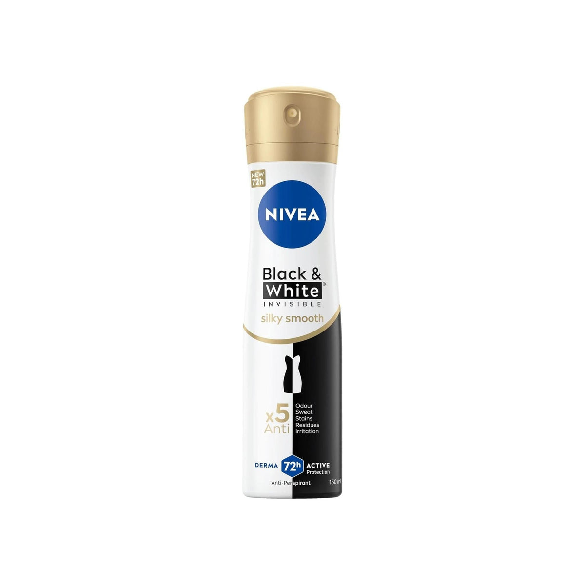 Refect Beauty Nivea Black & White Invisible Silky Smooth anti-perspirant spray bottle for women