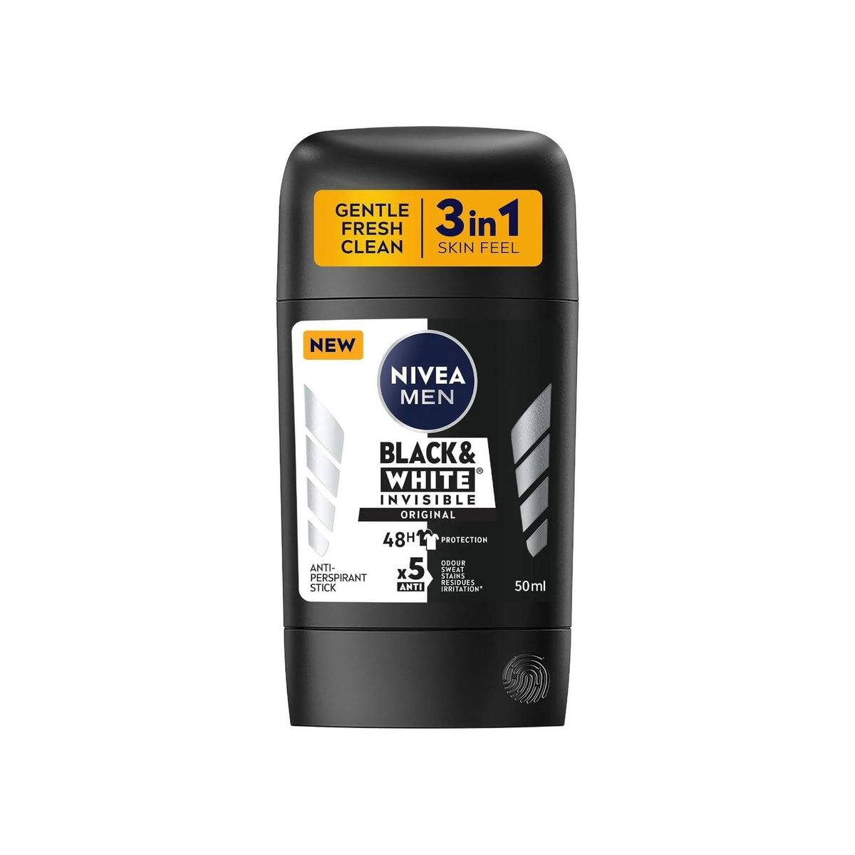 Refect Beauty Nivea Men Black & White Original anti-perspirant stick for 48-hour sweat and stain protection