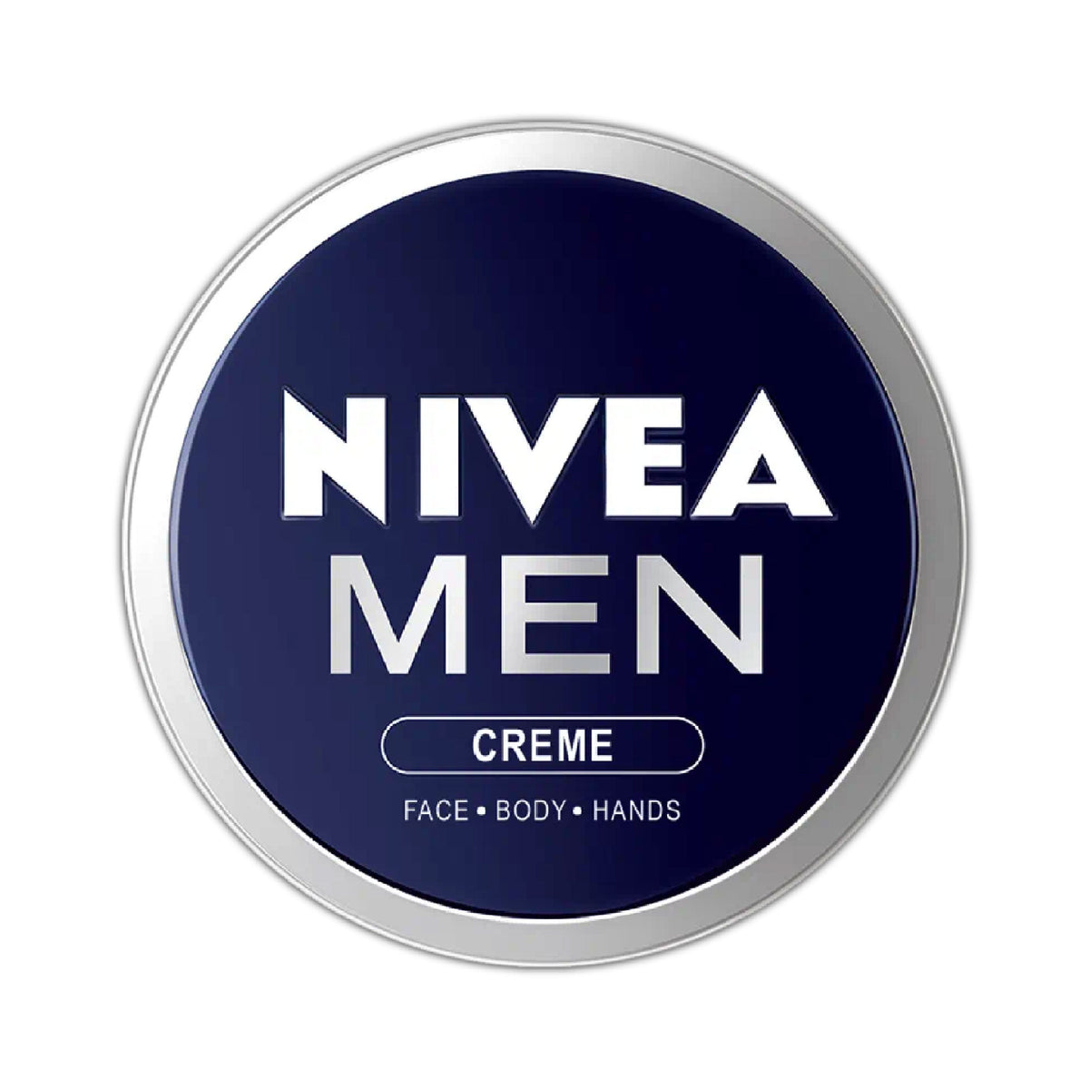 Refect Beauty Nivea Men Creme moisturizing face and body cream in a round blue tin with silver rim