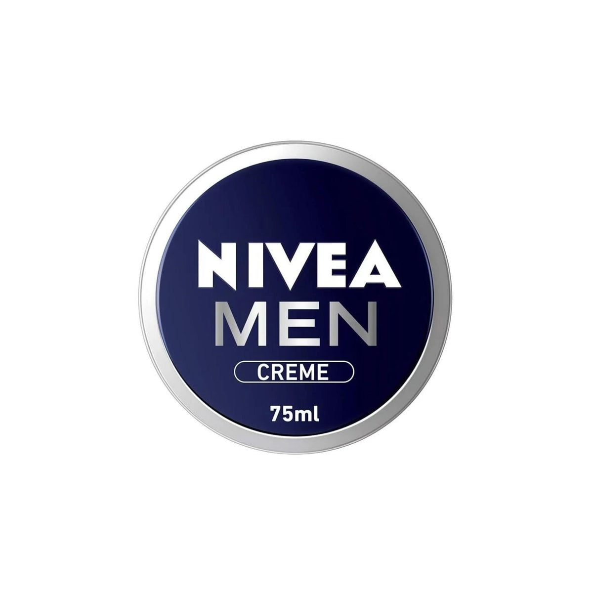 Refect Beauty Nivea Men Creme 75ml moisturizing face and body cream in a classic blue and silver round tin