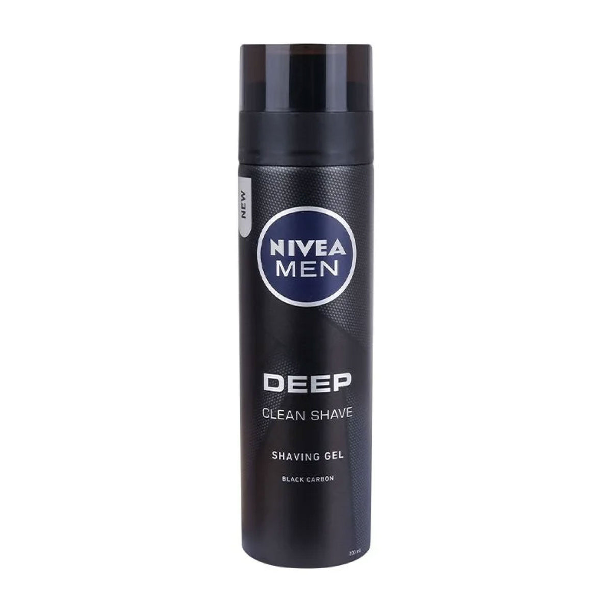 Refect Beauty Nivea Men Deep Shaving Gel in a black canister with black carbon formula for a smooth, clean shave.