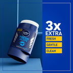 Refect Beauty Nivea Men Fresh Active deodorant stick with 48-hour protection and ocean extracts in blue packaging