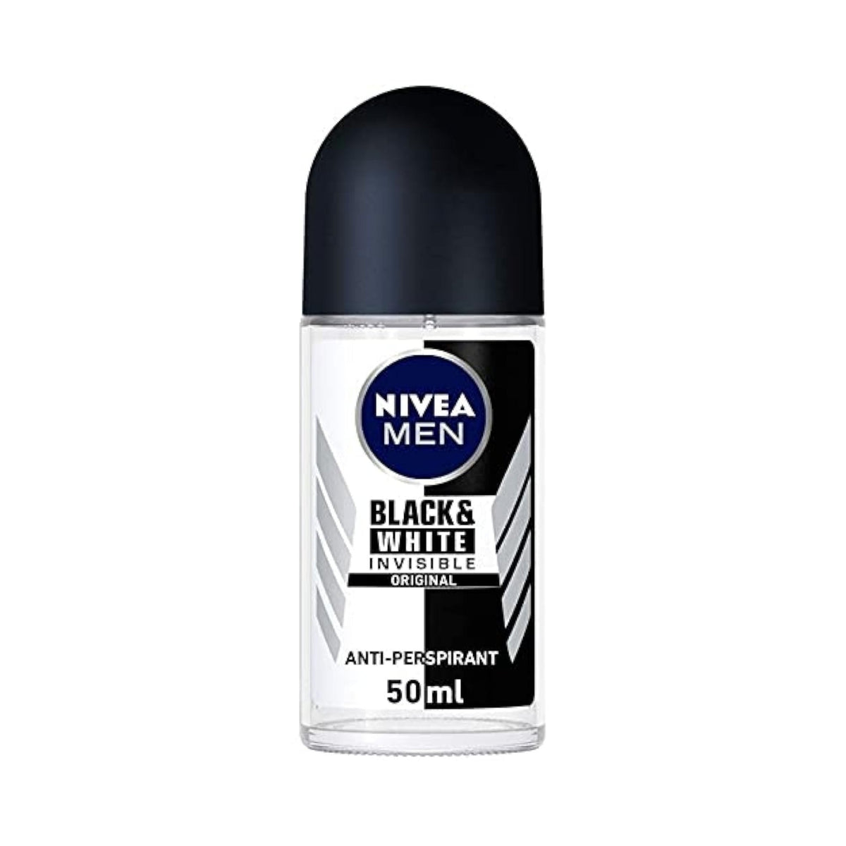 Refect Beauty Nivea Men Black & White Invisible Original roll-on deodorant for anti-stain sweat protection