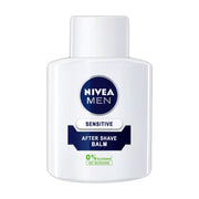 Refect Beauty Nivea Men Sensitive After Shave Balm in a white bottle designed to soothe and hydrate sensitive skin.