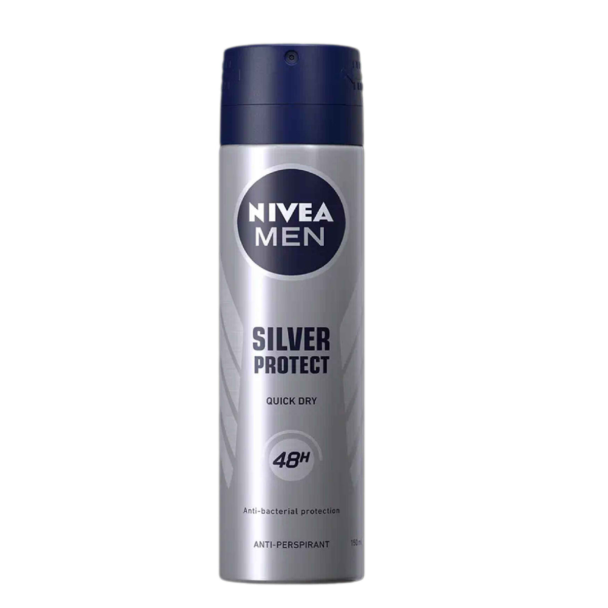 Refect Beauty Nivea Men Silver Protect anti-perspirant spray in a silver and blue 150ml aerosol canister