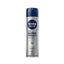 Refect Beauty NIVEA Men Silver Protect quick dry antiperspirant body spray in a silver and blue 150ml aerosol can.