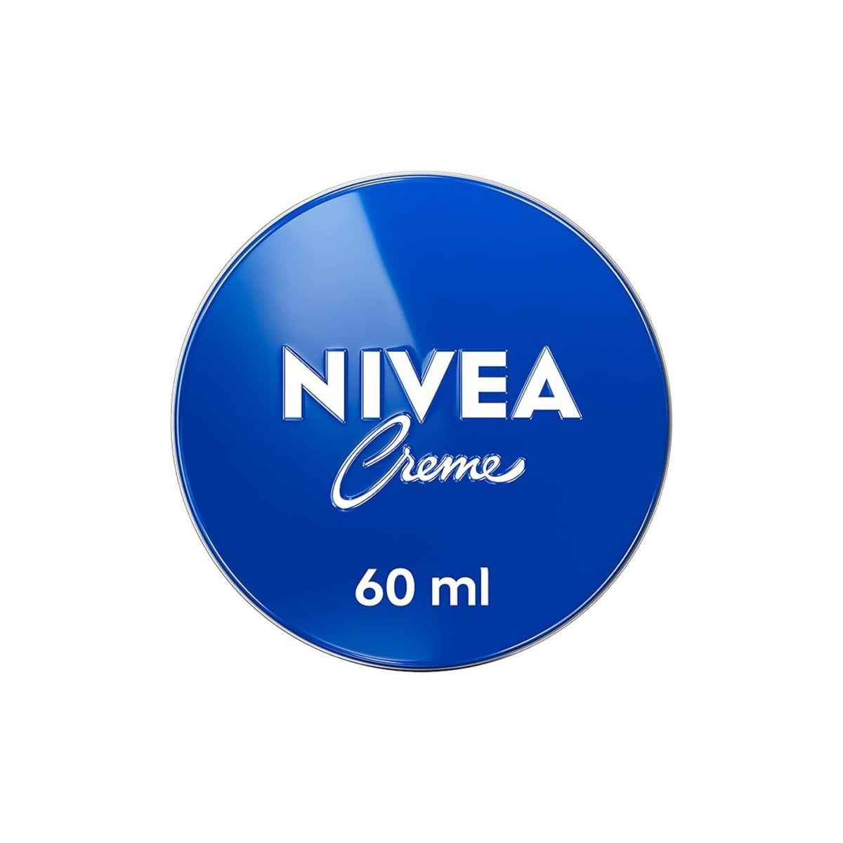 Refect Beauty Nivea Moisturizing Cream in a classic 60ml blue round tin for face, hands, and body hydration.