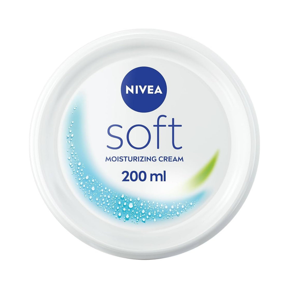 Refect Beauty Nivea Soft Refreshing Moisturizing Cream 200ml tub for face, hands, and body hydration.