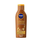 Refect Beauty NIVEA Sun Tan and Protect carotene tanning lotion with SPF 6 in a brown 200ml bottle