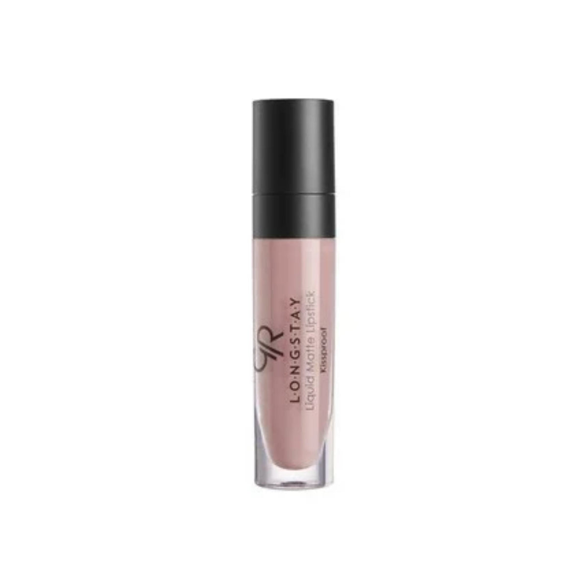 Refect Beauty Golden Rose Longstay liquid matte lipstick in a soft nude shade with a sleek applicator tube.