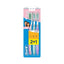 Refect Beauty Oral-B 123 Delicate 3-Effects medium manual toothbrushes in a 3-pack blister card packaging