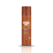 Refect Beauty ORS Argan Oil Sheen Spray in a 250ml brown aerosol bottle for adding shine and softness to hair.