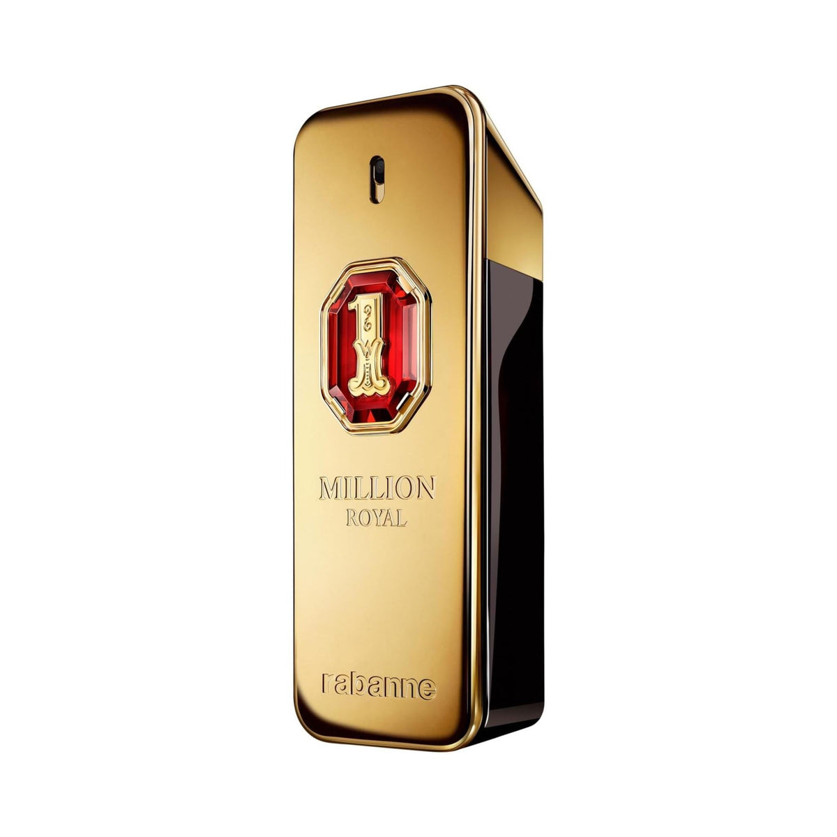 Refect Beauty Paco Rabanne 1 Million Royal Parfum in a signature gold bar bottle with a red jewel emblem