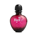 Refect Beauty Paco Rabanne Black XS for Women eau de toilette in a heart-shaped red glass bottle with a black cap