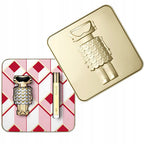 Refect Beauty Paco Rabanne Fame gift set featuring a robot-shaped perfume bottle and a mini travel spray in a tin box