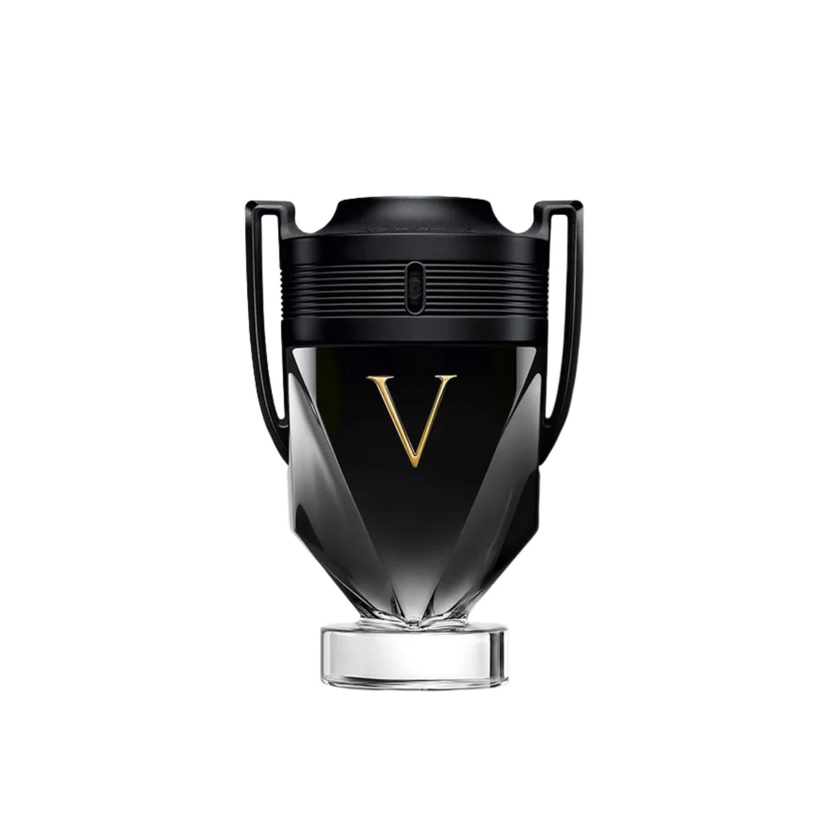 Refect Beauty Paco Rabanne Invictus Victory Eau de Parfum Extreme in a black trophy-shaped bottle with gold V logo