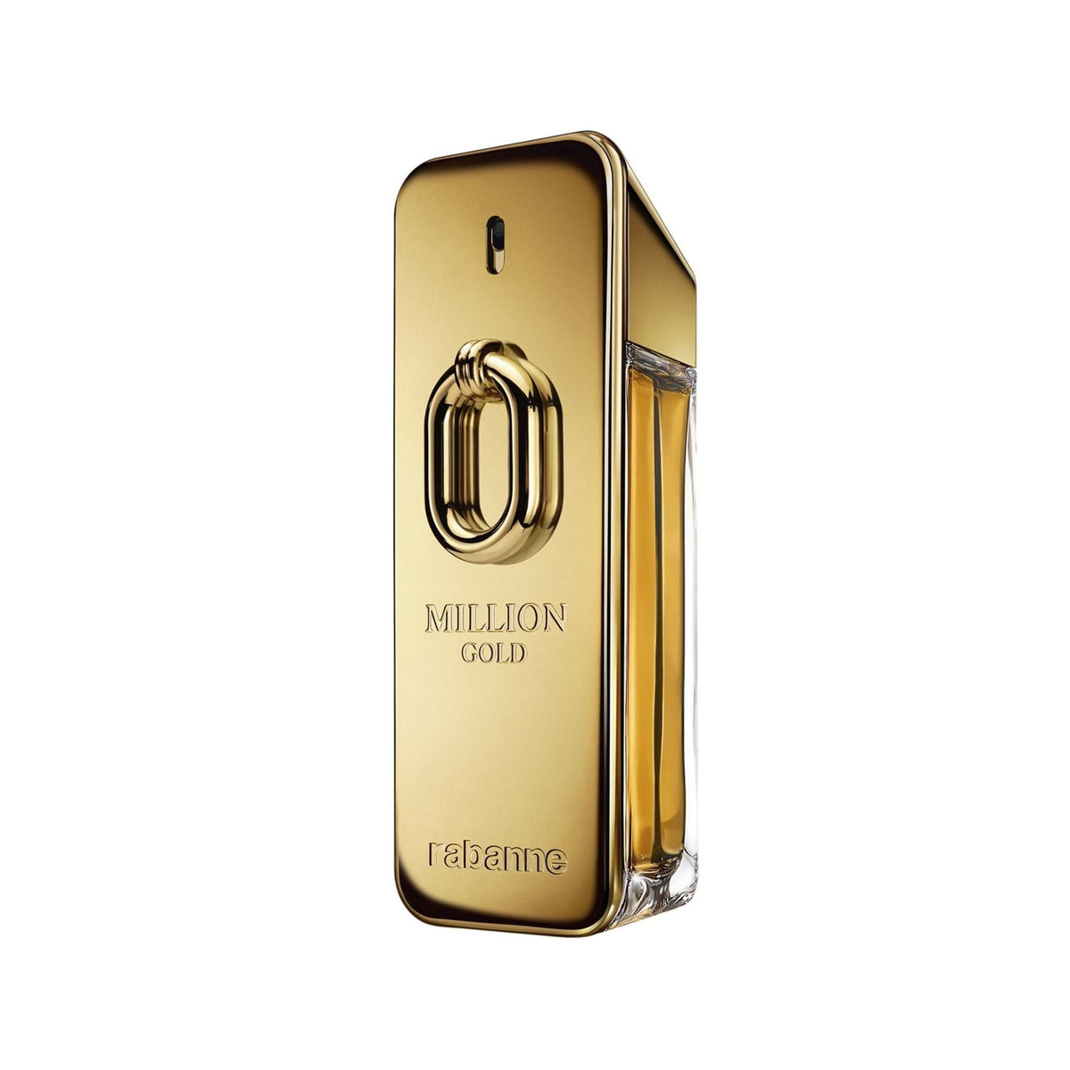 Refect Beauty Paco Rabanne Million Gold Eau de Parfum Intense in a sleek, iconic gold-toned rectangular bottle.