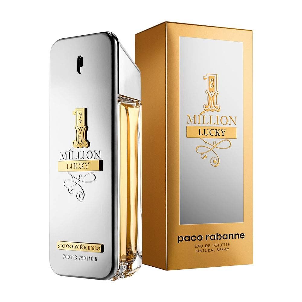 Refect Beauty Paco Rabanne 1 Million Lucky Eau de Toilette bottle and gold packaging box