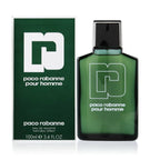 Refect Beauty Paco Rabanne Pour Homme Eau de Toilette 100ml bottle and green packaging box